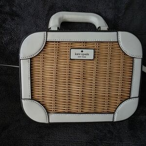 Kate Spade Wicker Trunk Traveler Crossbody